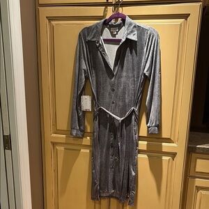 LuLaRoe Ellie Dress Grey Snakeskin print NWT